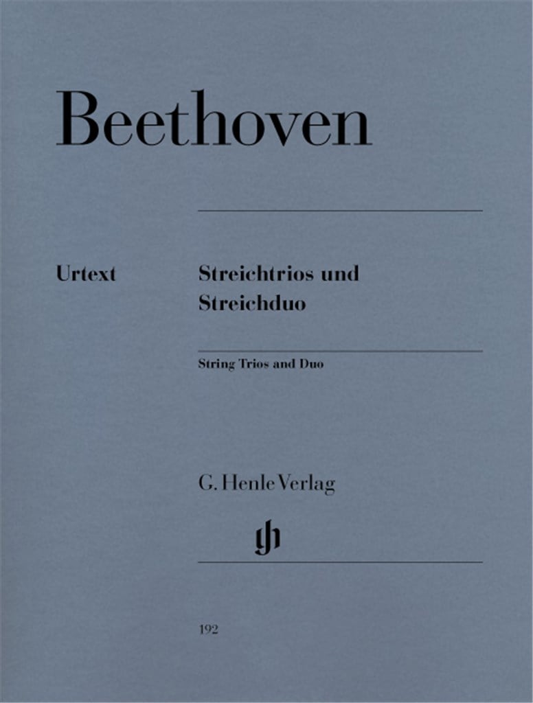 Streichtrios op. 3, 8 und 9 und Streichduo WoO 32